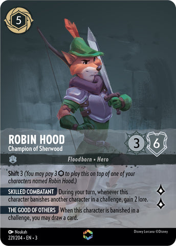 Robin Hood - Champion of Sherwood (Enchanted) (221/204) [Into the Inklands] - Destination Retro