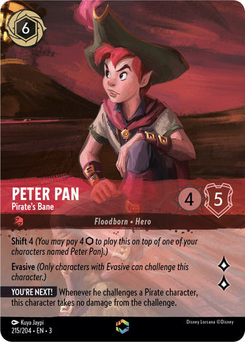 Peter Pan - Pirate's Bane (Enchanted) (215/204) [Into the Inklands] - Destination Retro