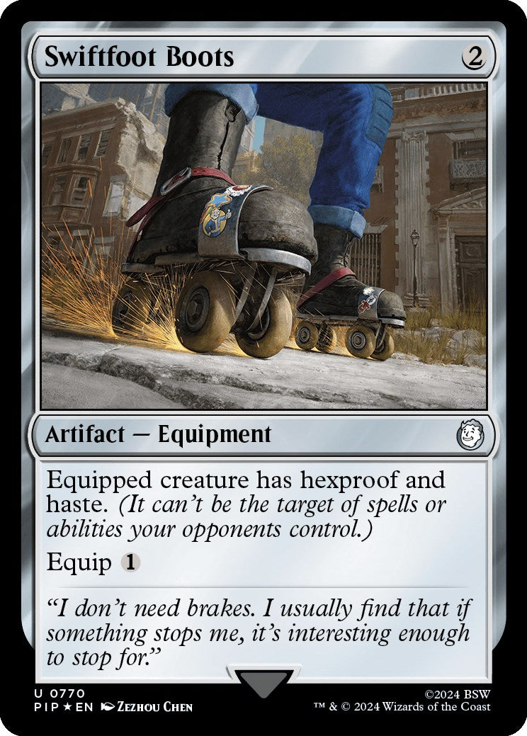 Swiftfoot Boots (Surge Foil) [Fallout] - Destination Retro