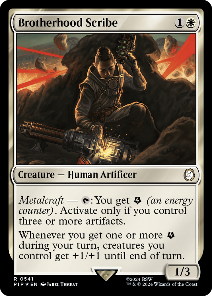 Brotherhood Scribe (Surge Foil) [Fallout] - Destination Retro