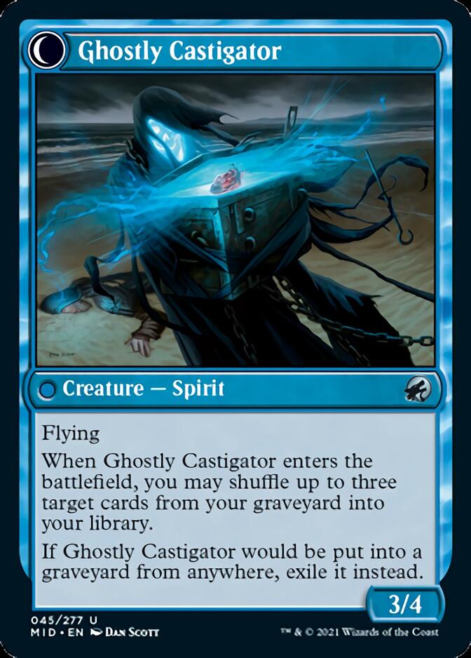 Covetous Castaway // Ghostly Castigator [Innistrad: Midnight Hunt] - Destination Retro