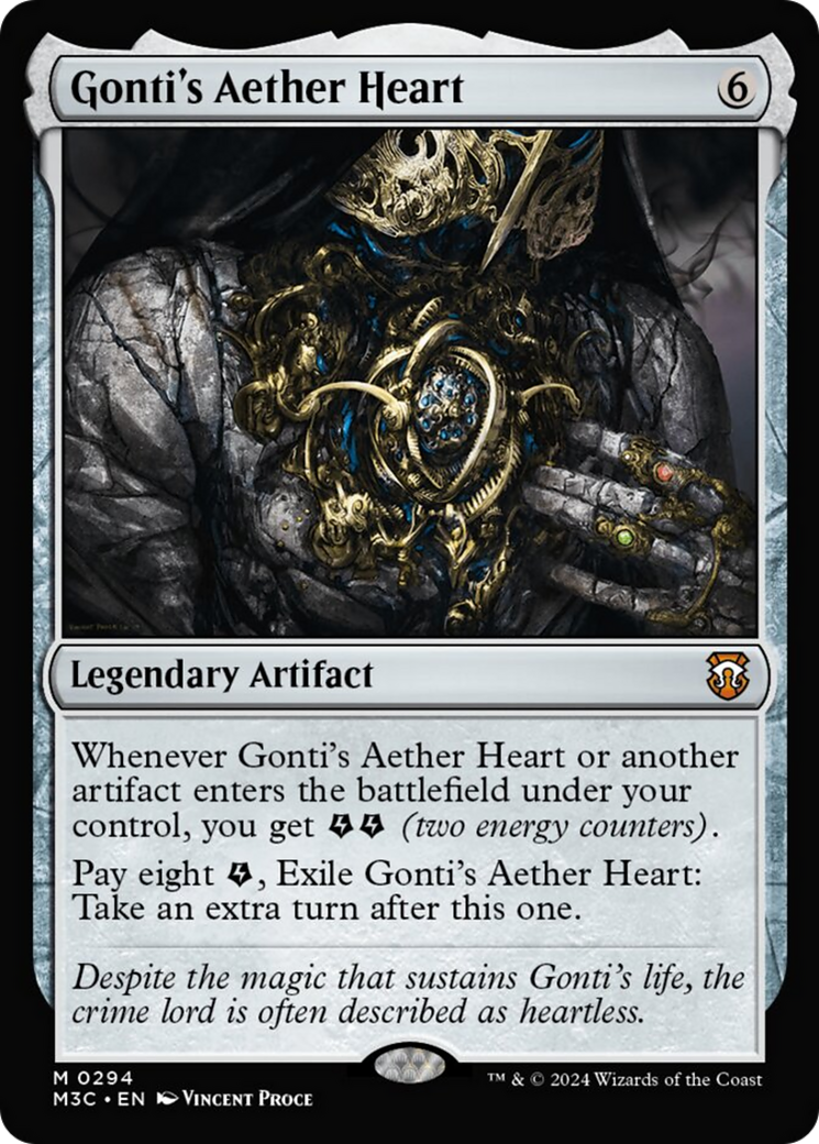 Gonti's Aether Heart [Modern Horizons 3 Commander] - Destination Retro