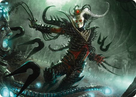 Vraan, Executioner Thane Art Card [Phyrexia: All Will Be One Art Series] - Destination Retro