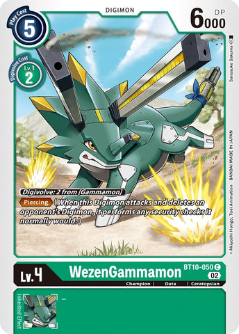 WezenGammamon [BT10-050] [Xros Encounter] - Destination Retro