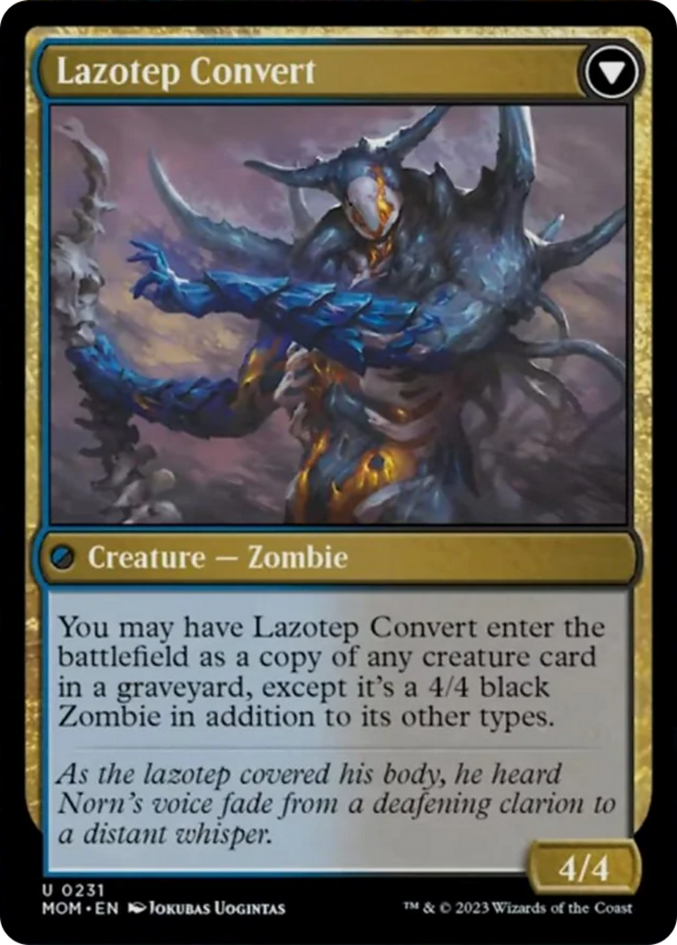 Invasion of Amonkhet // Lazotep Convert [March of the Machine] - Destination Retro