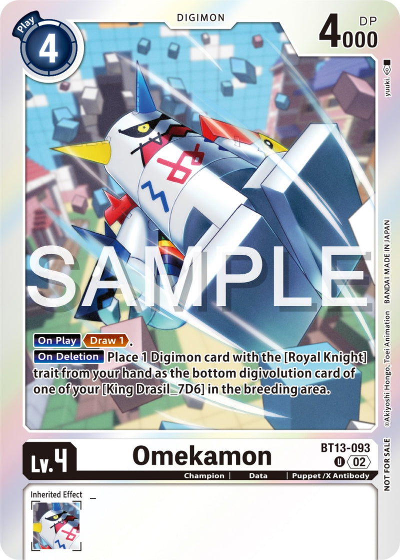Omekamon [BT13-093] (Event Pack 6) [Versus Royal Knights Promos] - Destination Retro