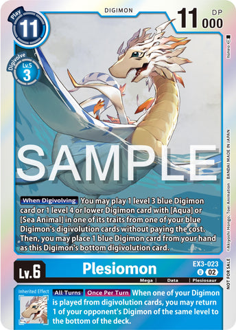 Plesiomon [EX3-023] (Event Pack 6) [Draconic Roar Promos] - Destination Retro