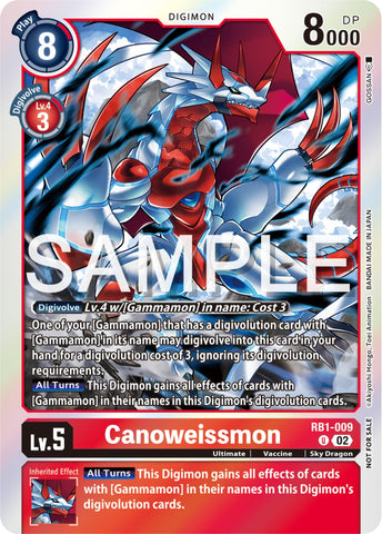 Canoweissmon [RB1-009] (Event Pack 6) [Resurgence Booster] - Destination Retro