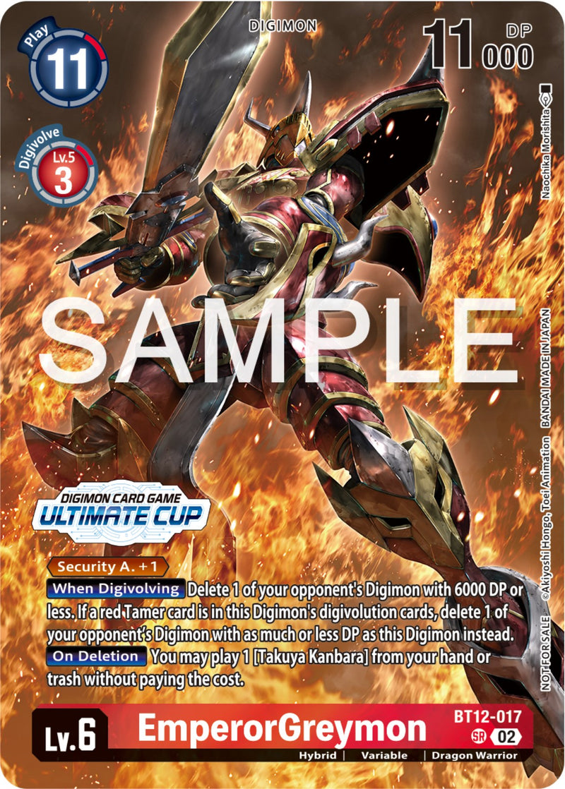 EmperorGreymon [BT12-017] (Ultimate Cup 2024) [Across Time Promos] - Destination Retro