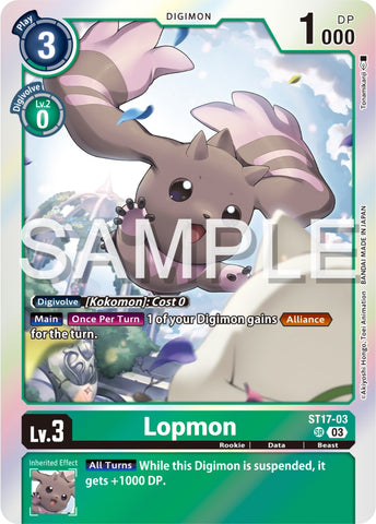 Lopmon [ST17-03] [Starter Deck: Double Typhoon Advanced Deck Set] - Destination Retro