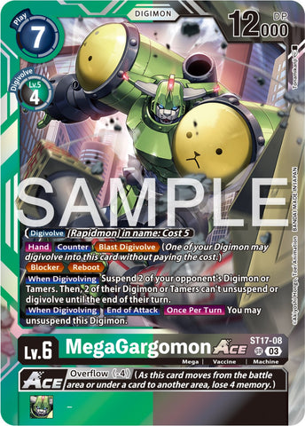 MegaGargomon Ace [ST17-08] [Starter Deck: Double Typhoon Advanced Deck Set] - Destination Retro