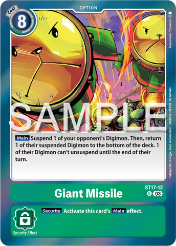 Giant Missile [ST17-12] [Starter Deck: Double Typhoon Advanced Deck Set] - Destination Retro
