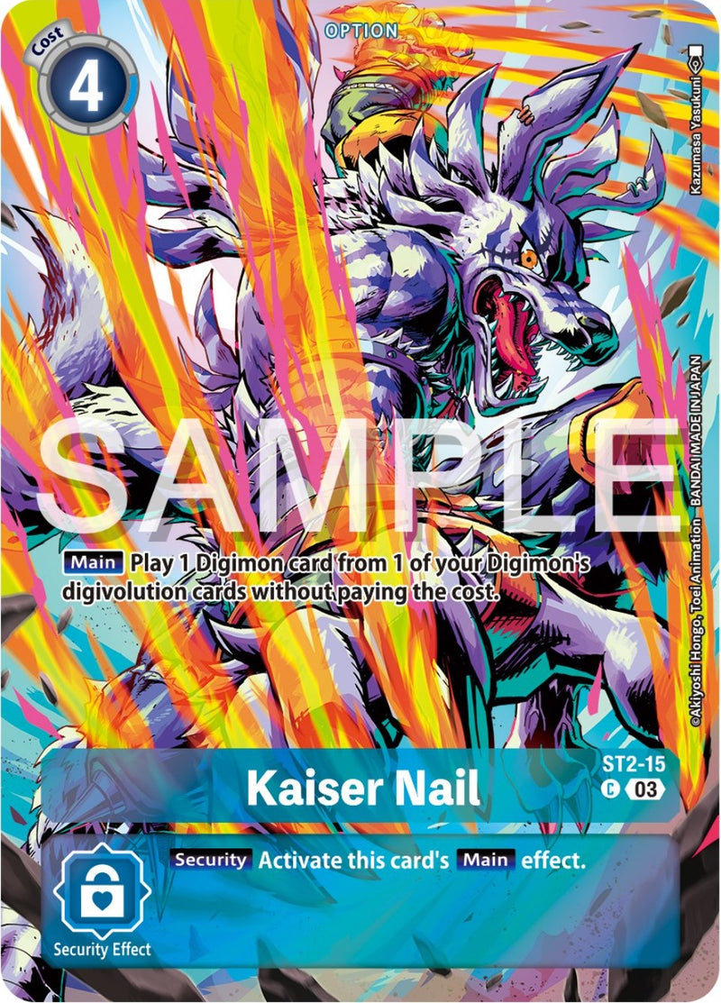 Kaiser Nail [ST2-15] (Reprint) [Starter Deck: Double Typhoon Advanced Deck Set] - Destination Retro