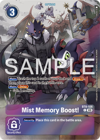 Mist Memory Boost! [BT8-108] (Reprint) [Starter Deck: Double Typhoon Advanced Deck Set] - Destination Retro