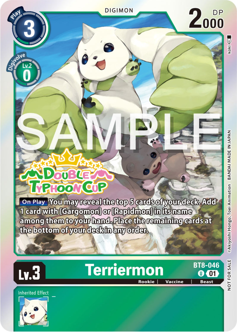 Terriermon [BT8-046] (Double Typhoon Cup Winner) [New Awakening] - Destination Retro