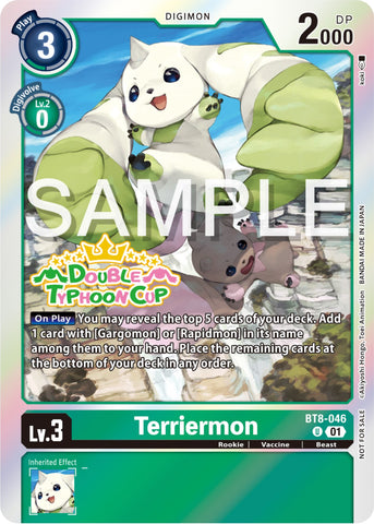 Terriermon [BT8-046] (Double Typhoon Cup Winner) [New Awakening] - Destination Retro