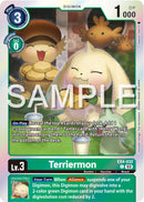 Terriermon [EX4-032] (Reprint) [Starter Deck: Double Typhoon Advanced Deck Set] - Destination Retro