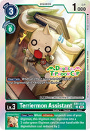 Terriermon Assistant [EX4-033] (Reprint) [Starter Deck: Double Typhoon Advanced Deck Set Pre-Release Cards] - Destination Retro