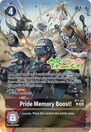 Pride Memory Boost! [BT7-105] (Bonus Pack) [Starter Deck: Double Typhoon Advanced Deck Set Pre-Release Cards] - Destination Retro