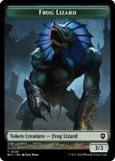 Storm Crow // Frog Lizard Double-Sided Token [Bloomburrow Commander Tokens] - Destination Retro