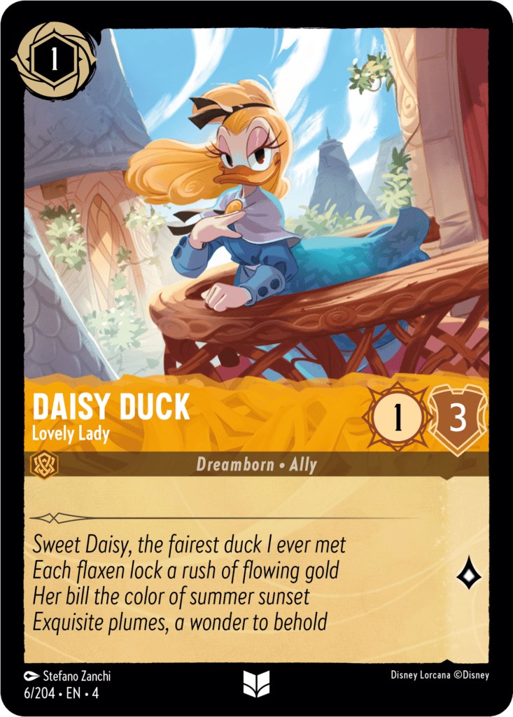 Daisy Duck - Lovely Lady (6/204) [Ursula's Return] - Destination Retro