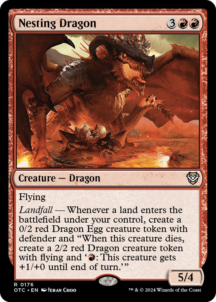 Nesting Dragon [Outlaws of Thunder Junction Commander] - Destination Retro