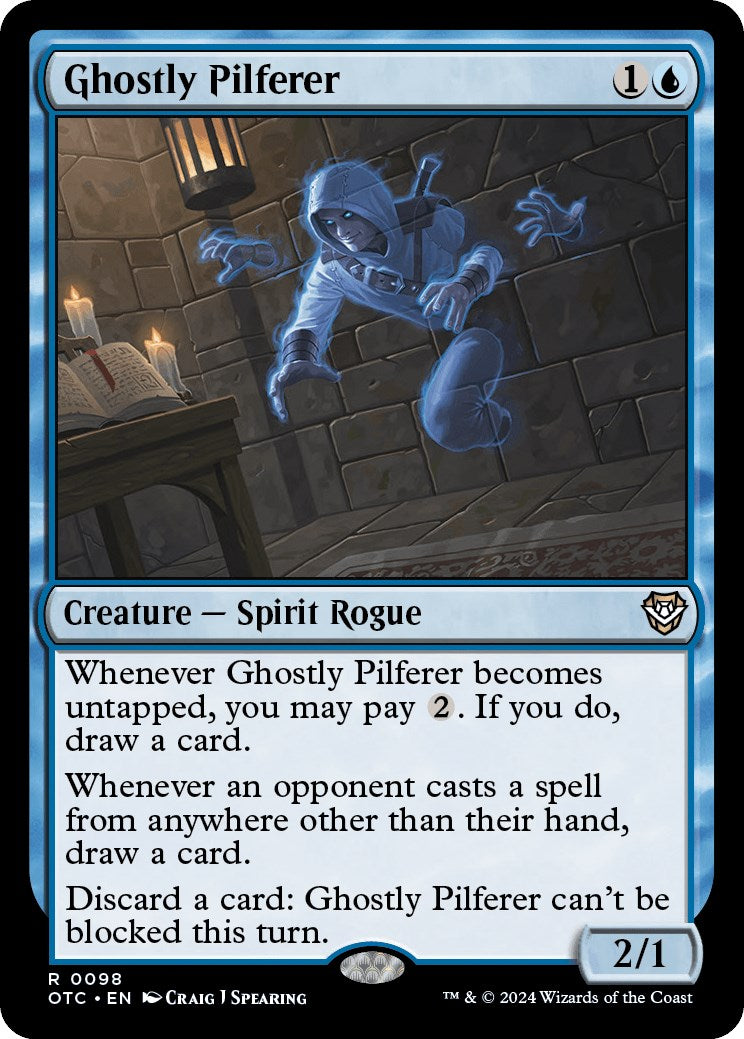 Ghostly Pilferer [Outlaws of Thunder Junction Commander] - Destination Retro