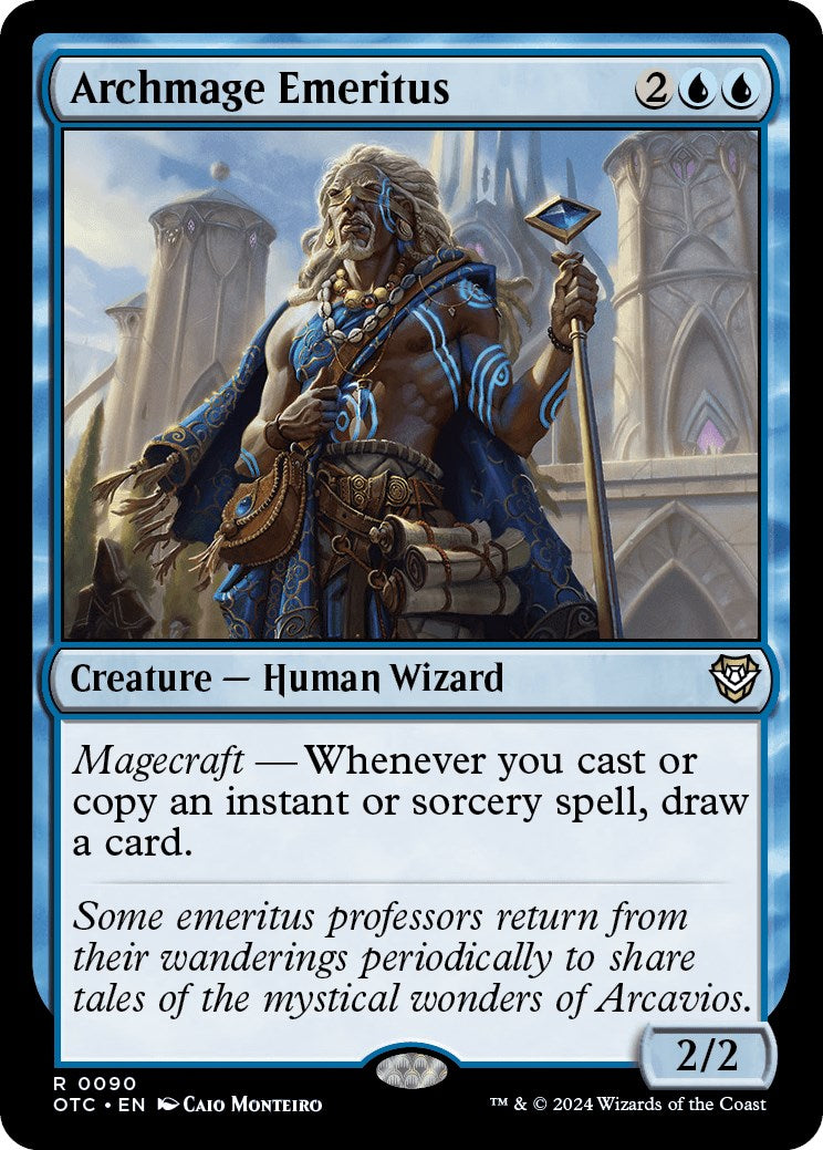 Archmage Emeritus [Outlaws of Thunder Junction Commander] - Destination Retro