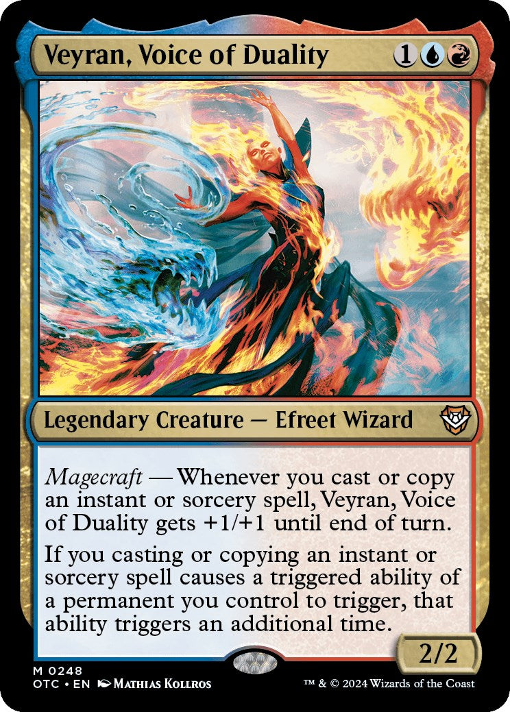 Veyran, Voice of Duality [Outlaws of Thunder Junction Commander] - Destination Retro