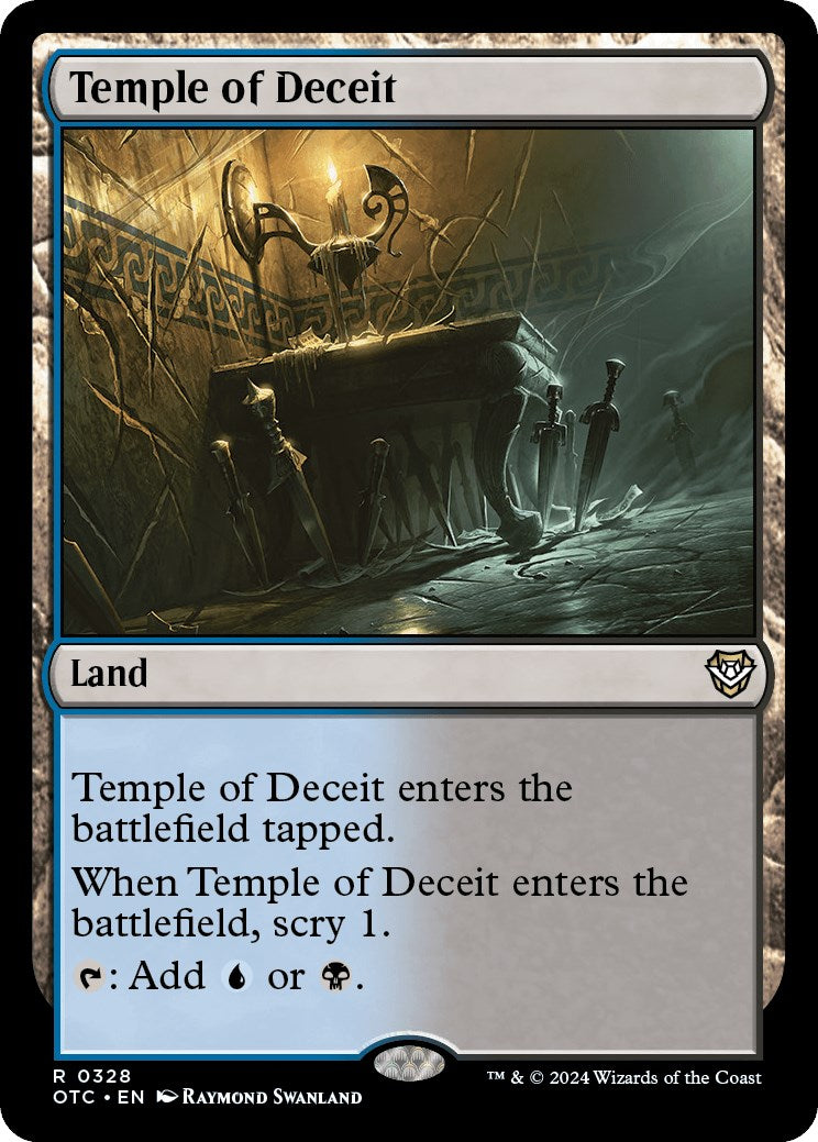 Temple of Deceit [Outlaws of Thunder Junction Commander] - Destination Retro
