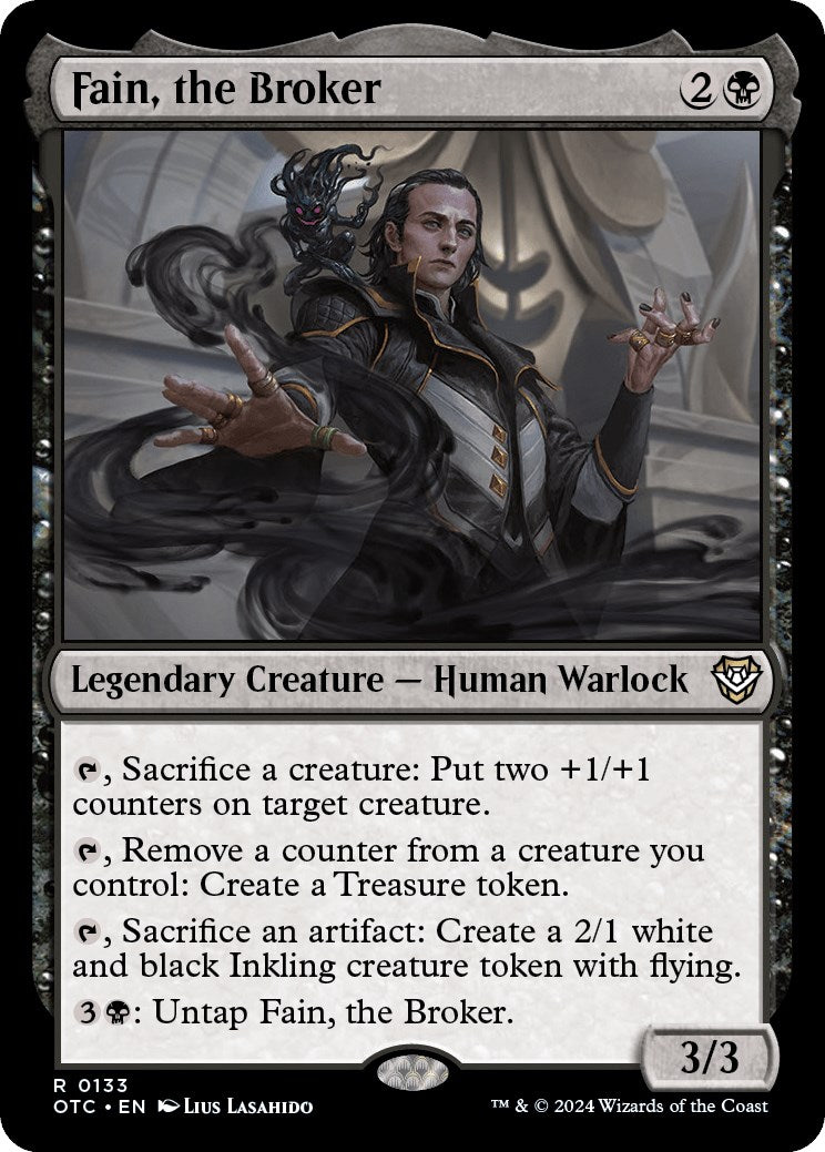 Fain, the Broker [Outlaws of Thunder Junction Commander] - Destination Retro
