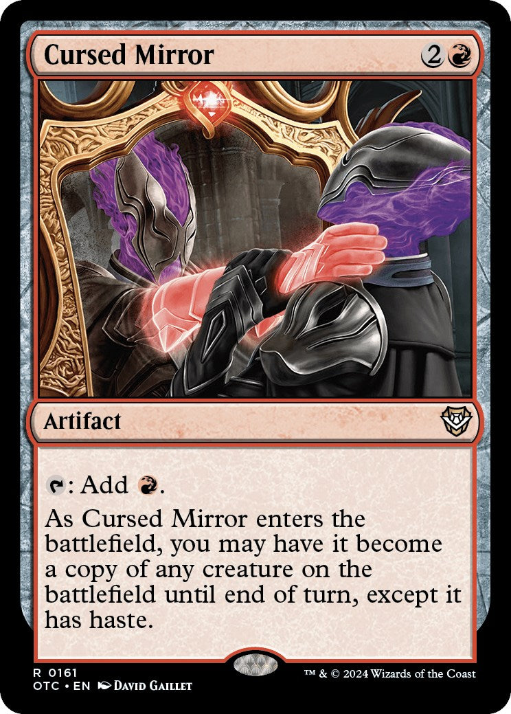 Cursed Mirror [Outlaws of Thunder Junction Commander] - Destination Retro