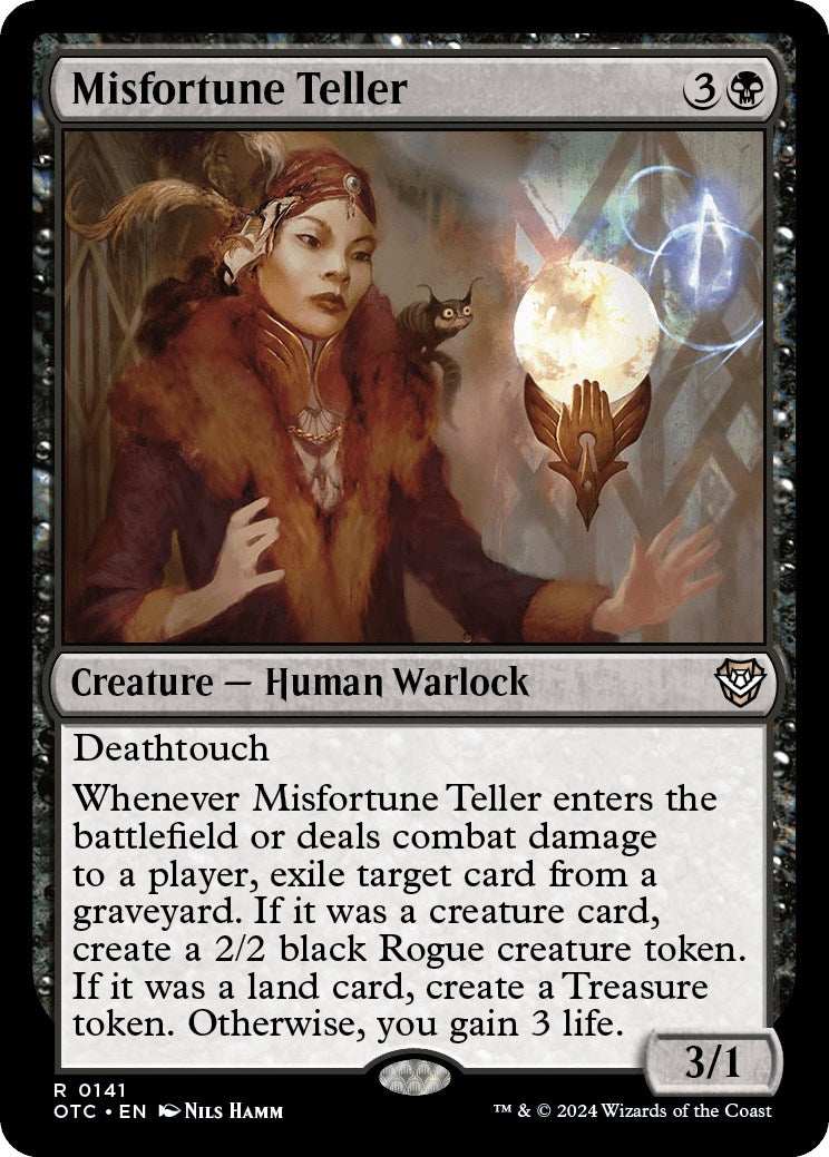 Misfortune Teller [Outlaws of Thunder Junction Commander] - Destination Retro