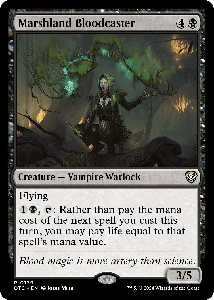 Marshland Bloodcaster [Outlaws of Thunder Junction Commander] - Destination Retro