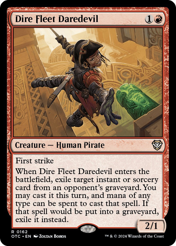 Dire Fleet Daredevil [Outlaws of Thunder Junction Commander] - Destination Retro