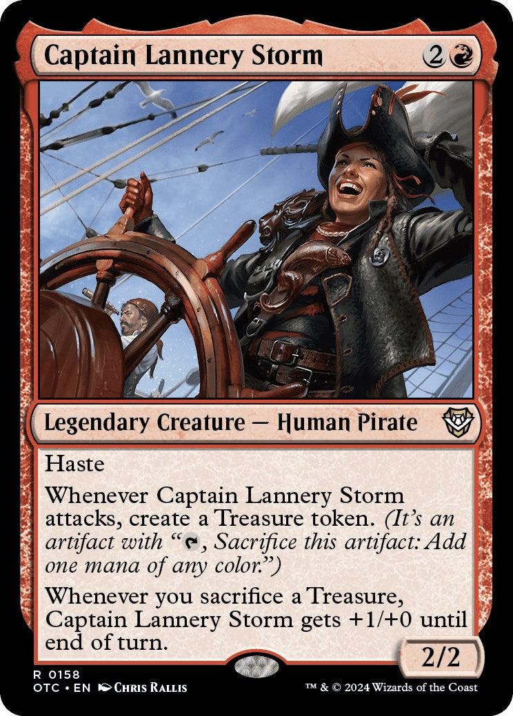 Captain Lannery Storm [Outlaws of Thunder Junction Commander] - Destination Retro