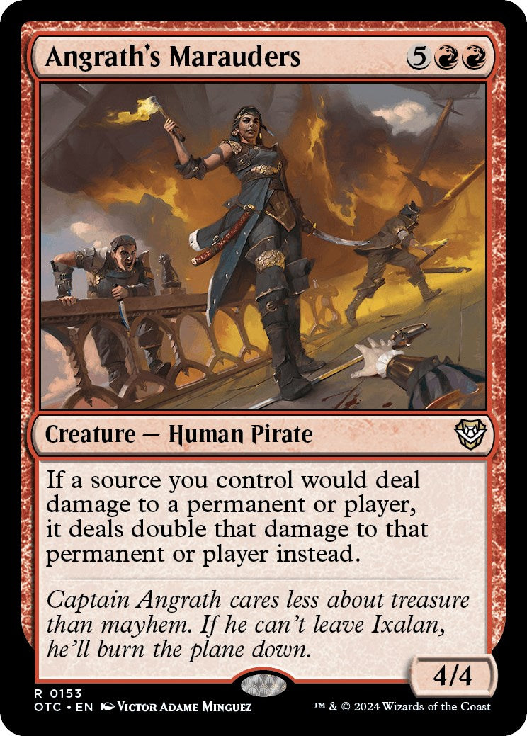 Angrath's Marauders [Outlaws of Thunder Junction Commander] - Destination Retro