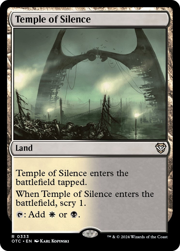 Temple of Silence [Outlaws of Thunder Junction Commander] - Destination Retro