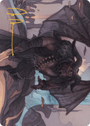 Rakdos Joins Up Art Card (Gold-Stamped Signature) [Outlaws of Thunder Junction Art Series] - Destination Retro