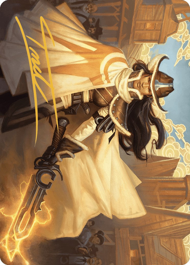 Omenport Vigilante Art Card (Gold-Stamped Signature) [Outlaws of Thunder Junction Art Series] - Destination Retro