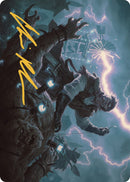 Geralf, the Fleshwright Art Card (Gold-Stamped Signature) [Outlaws of Thunder Junction Art Series] - Destination Retro