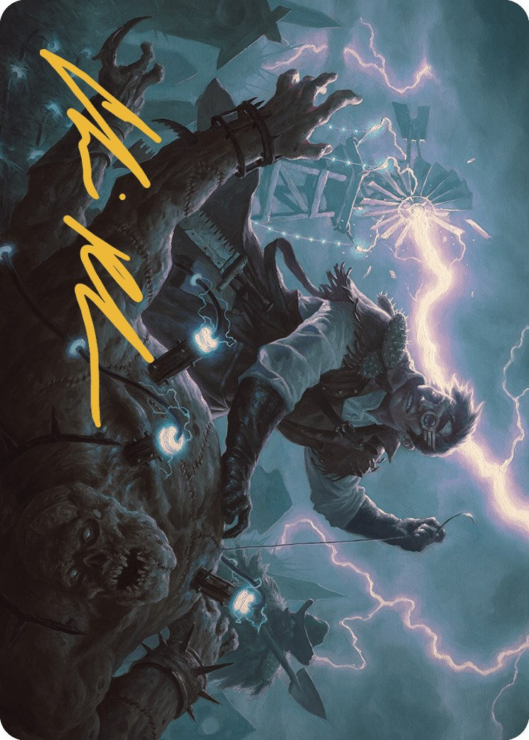 Geralf, the Fleshwright Art Card (Gold-Stamped Signature) [Outlaws of Thunder Junction Art Series] - Destination Retro