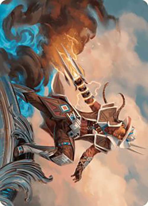 Annie Flash, the Veteran Art Card [Outlaws of Thunder Junction Art Series] - Destination Retro