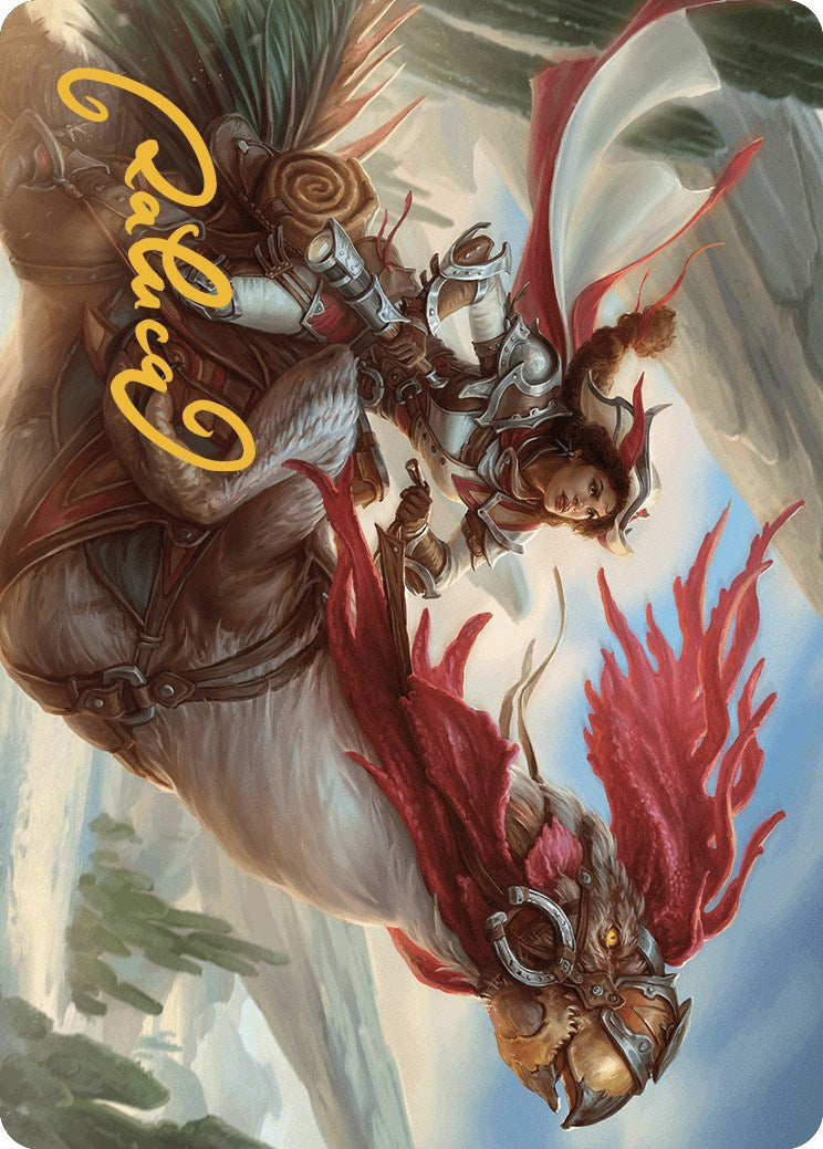 Frontier Seeker Art Card (Gold-Stamped Signature) [Outlaws of Thunder Junction Art Series] - Destination Retro