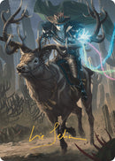 Oko, the Ringleader Art Card (54/54) (Gold-Stamped Signature) [Outlaws of Thunder Junction Art Series] - Destination Retro