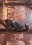 Marchesa, Dealer of Death Art Card (Gold-Stamped Signature) [Outlaws of Thunder Junction Art Series] - Destination Retro