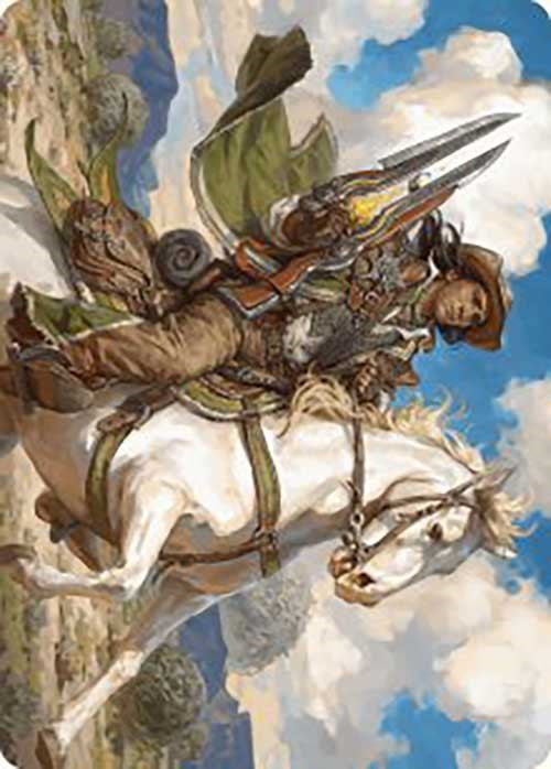 Wylie Duke, Atiin Hero Art Card [Outlaws of Thunder Junction Art Series] - Destination Retro