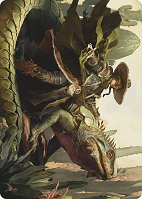 Outcaster Trailblazer Art Card [Outlaws of Thunder Junction Art Series] - Destination Retro