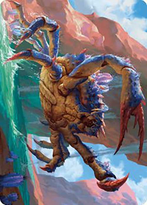 Canyon Crab Art Card [Outlaws of Thunder Junction Art Series] - Destination Retro