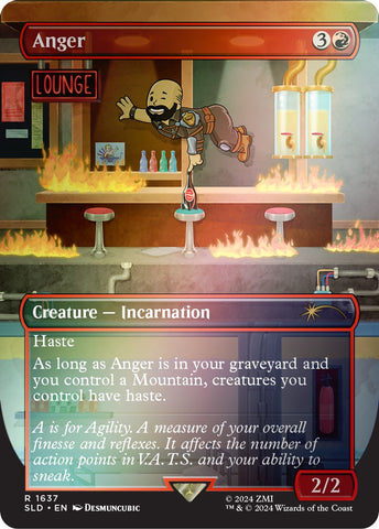 Anger (Rainbow Foil) [Secret Lair Drop Series] - Destination Retro